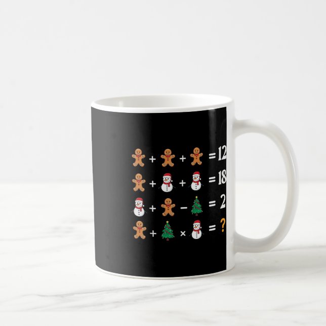 Funny 6 7 Meme Christmas Order Of Operations Math  Coffee Mug (Right)