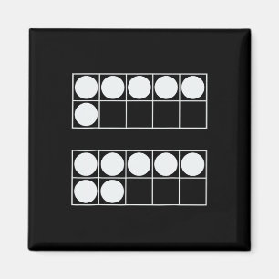 Funny 6 7 Number Math Teachers Students Six Seven Magnet
