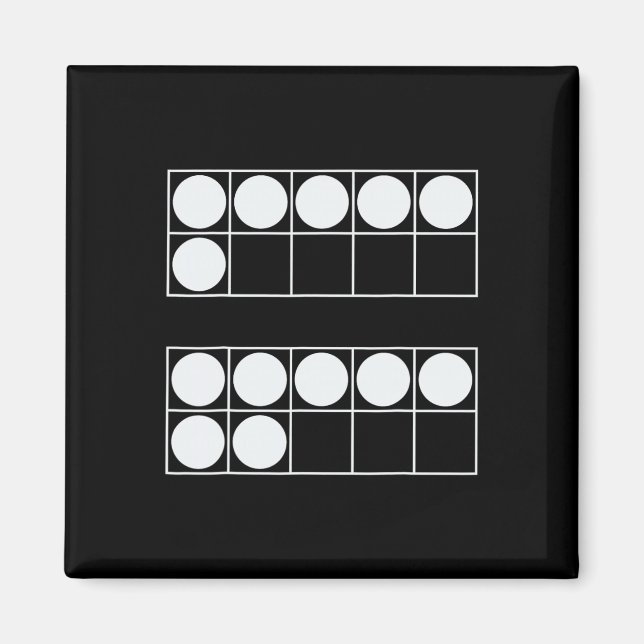Funny 6 7 Number Math Teachers Students Six Seven  Magnet (Front)