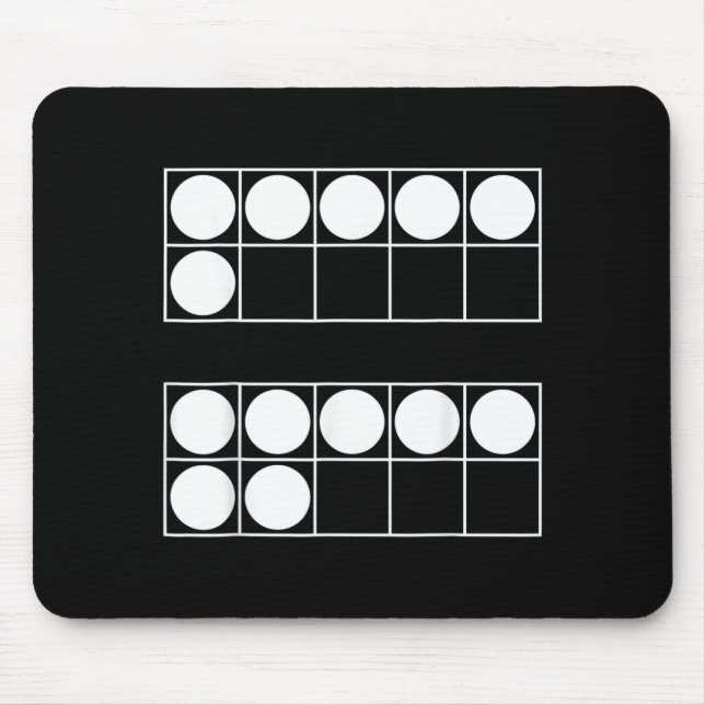 Funny 6 7 Number Math Teachers Students Six Seven  Mouse Pad (Front)