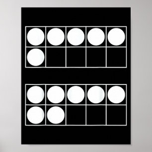 Funny 6 7 Number Math Teachers Students Six Seven Poster