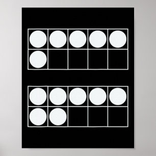 Funny 6 7 Number Math Teachers Students Six Seven  Poster