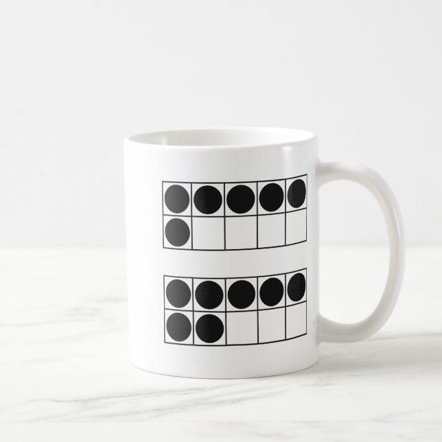 Funny 6 7 Number Teachers Students Six Seven Meme  Coffee Mug (Right)