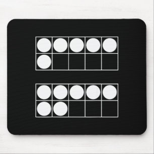 Funny 6 7 Number Teachers Students Six Seven Meme Mouse Pad