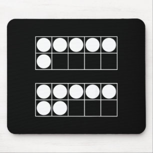 Funny 6 7 Number Teachers Students Six Seven Meme  Mouse Pad