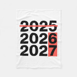 Funny 6 7 Party Happy New Year 2026 2027 67 Meme S Fleece Blanket