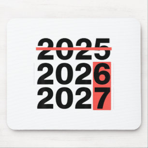 Funny 6 7 Party Happy New Year 2026 2027 67 Meme S Mouse Pad
