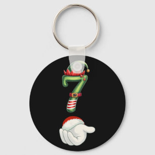 Funny 6 7 Six Seven Meme Couple Matching Christmas Key Ring