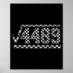 Funny 6 7 Square Root Of 4489 Slang Math Teacher  Poster