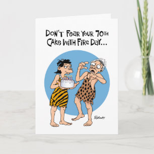 Funny 70th Birthday Card