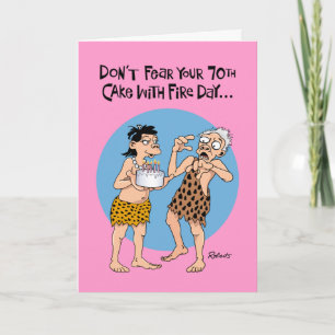 Funny 70th Birthday Card