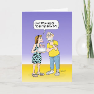 Funny 70th Birthday Card