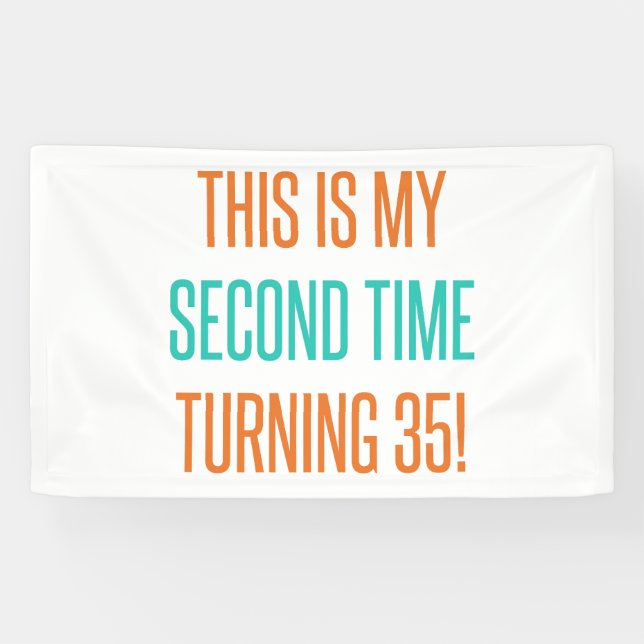 Funny 70th Birthday For Women Banner (Horizontal)