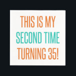 Funny 70th Birthday For Women Napkin<br><div class="desc">A cute birthday gift idea for women turning a milestone age.</div>