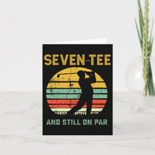 Funny 70th Birthday Golf Pun Golfing 70 Year Old G Card