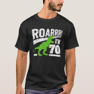 Funny 70th Birthday T - Rex Dinosaur Gift 70 Year T-Shirt