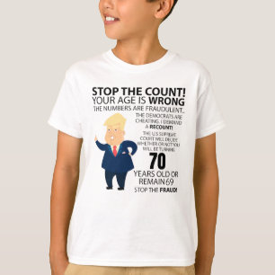 Funny 70th Year Birthday Present Happy Birth year T-Shirt