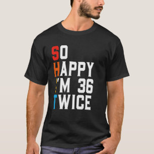 Funny 72 Years Old Bday Gift Sarcastic Vintage T-Shirt