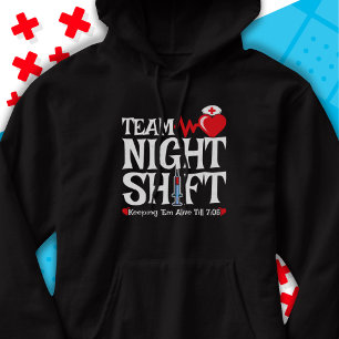 Funny 7:05 Team Night Shift Nurse Appreciation Hoodie