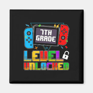 Funny 7th Grade Level Unlocked Gamers Back To Scho Magnet