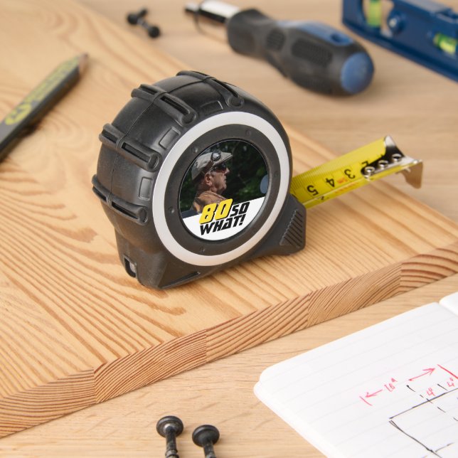 Funny 80 So What Quote Photo 80th Birthday 1 (Woodwork)