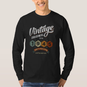 Funny 80 Year Old 1945 Vintage 80th Birthday Gift T-Shirt