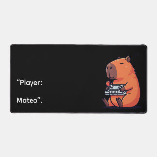 Funny 80s Gaming Mouse Pad – Capybara Design