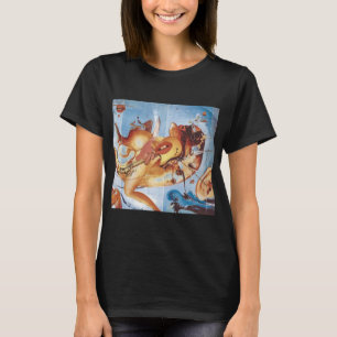 Funny 80s Rock  Music Band Sunset Mark  Illustrati T-Shirt