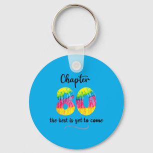 Funny 80th Birthday Cute Quotes And Sayings Flying Key Ring