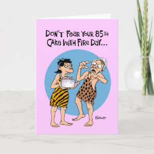 Funny 85th Male Birthday Card
