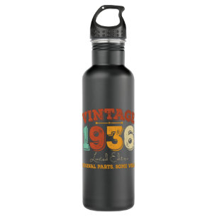Funny 89 Year Old 1936 Vintage 89th Birthday Gift 710 Ml Water Bottle