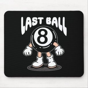 Funny 8 Ball Billiard Pool Player Eight Ball Billi Mouse Pad