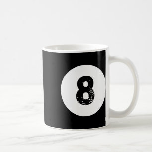 Funny 8 Ball Magic Billiards Pool Lazy Halloween C Coffee Mug