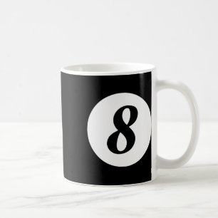 Funny 8 Ball Magic Billiards Pool Lazy Halloween C Coffee Mug