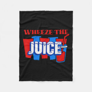 Funny 90s Movie Quote Wheeze Juice Retro Humour Me Fleece Blanket