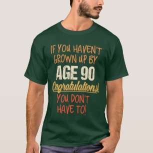 Funny 90th Birthday Gift design 90 Years Old vinta T-Shirt