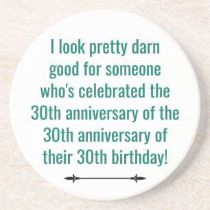Funny 90th coaster