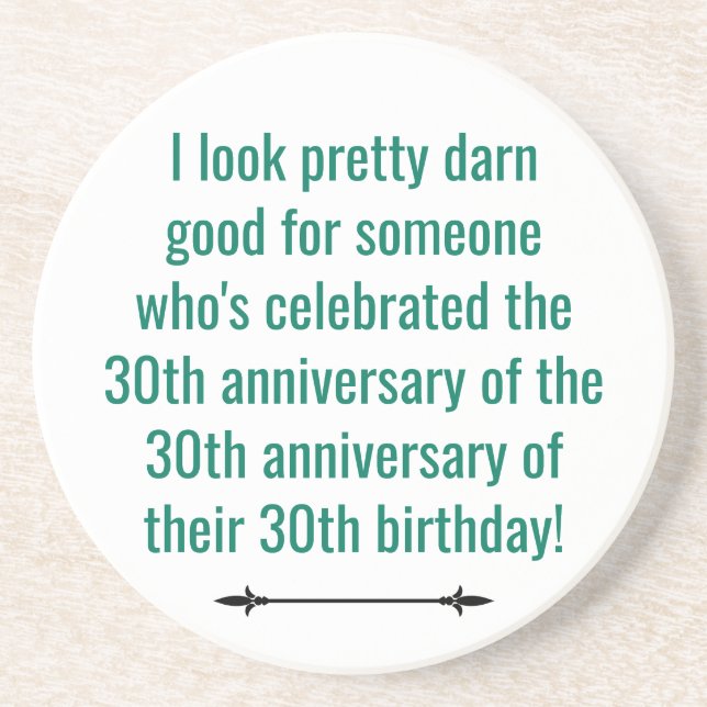 Funny 90th coaster (Front)