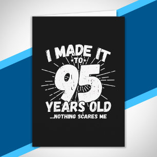 Funny 95th Birthday Quote Sarcastic 95 Year Old Card