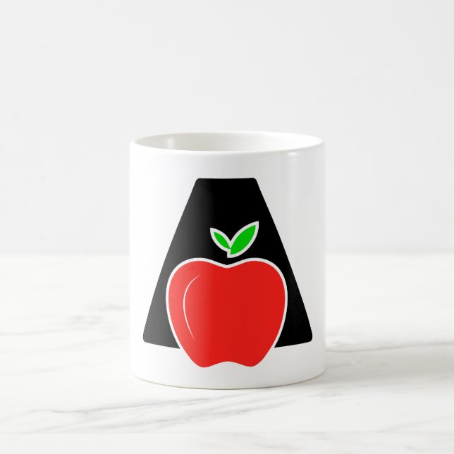 Funny A For Apple  Coffee Mug (Center)