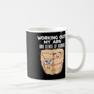 Funny Abs Exercise Muscle Building Bodybuilding 1  Coffee Mug