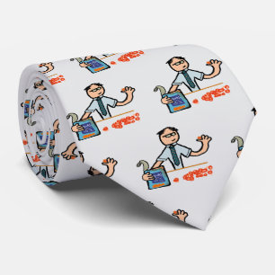 Funny Accountant Bean Counter Tie