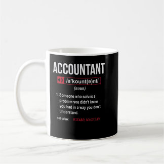 Funny Accountant Definition See Also Wizard Coffee Mug