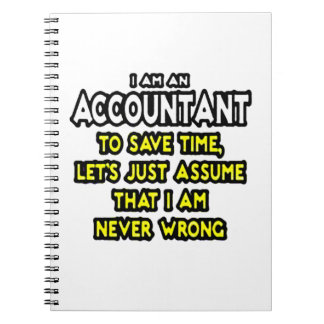 Funny Accountant Gift Ideas Notebook