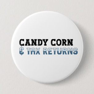Funny Accountant Halloween - Candy Corn 7.5 Cm Round Badge