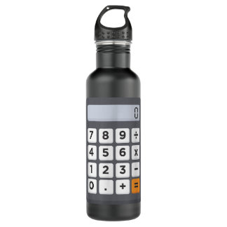 Funny Accountant Halloween Costume Outfit Math Cal 710 Ml Water Bottle