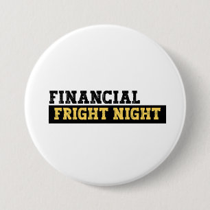 Funny Accountant Halloween -Financial Fright Night 7.5 Cm Round Badge