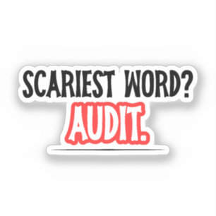Funny Accountant Halloween - Scariest Word? Audit