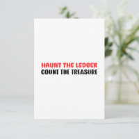 Funny Accountant Halloween Statement