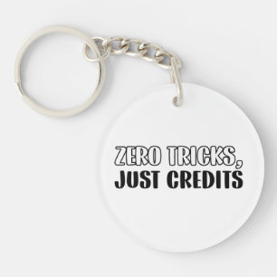 Funny Accountant Halloween - Zero Tricks Key Ring